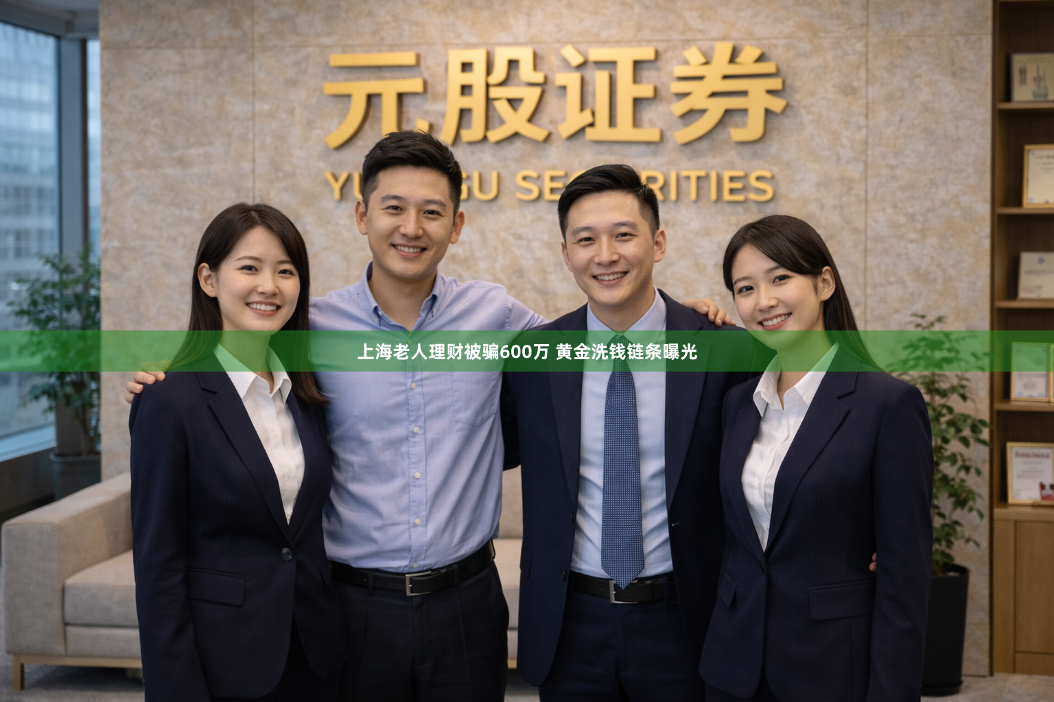 上海老人理财被骗600万 黄金洗钱链条曝光